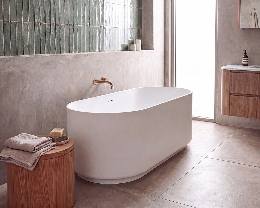 ADP Solace Freestanding Bath - Gloss White