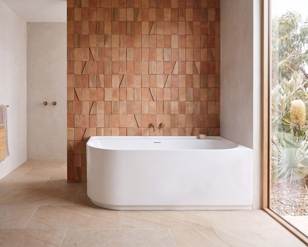 ADP Solace Corner Bath - Gloss White