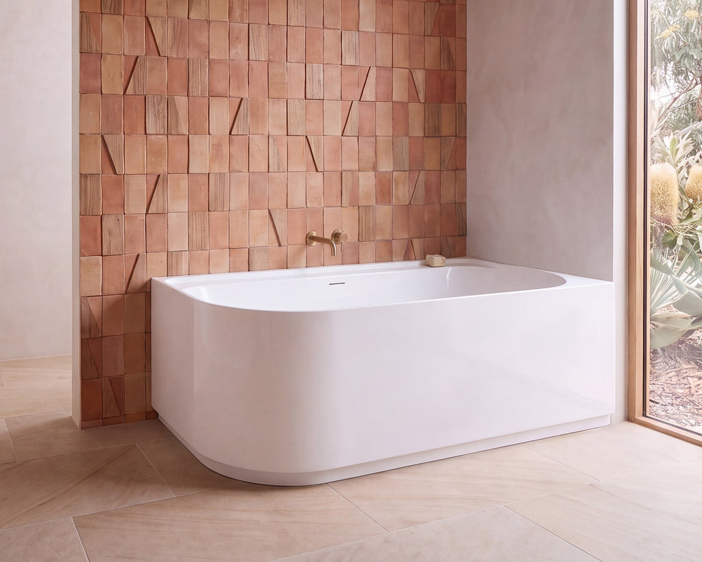 ADP Solace Corner Bath - Gloss White