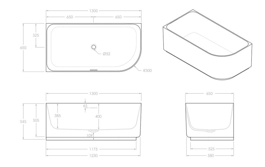 ADP Solace Corner Bath - Gloss White