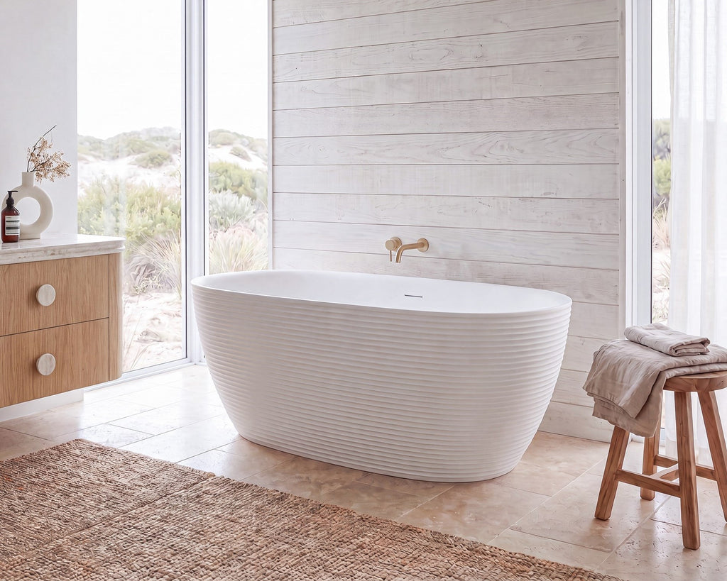 ADP Swell Freestanding Bath - Gloss White