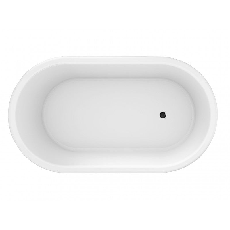 Belbagno Ritz Resin Stone Bathtub - Matte Grey
