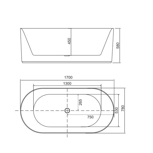 Belbagno Berg Freestanding Bathtub - Soft Sand