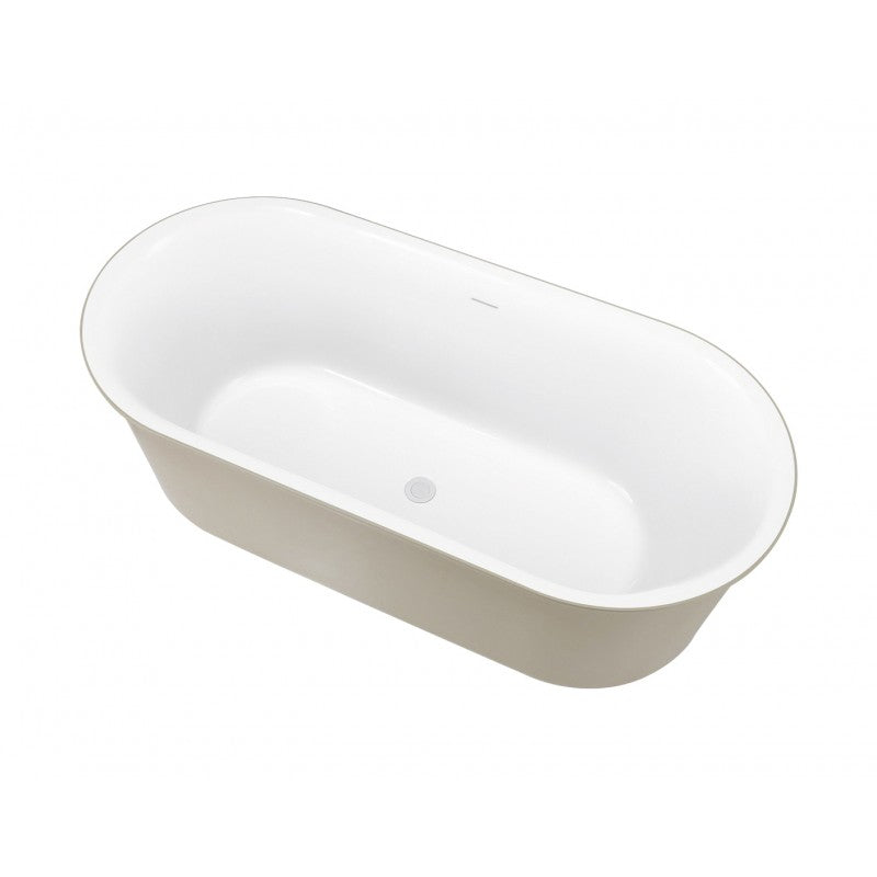 Belbagno Berg Freestanding Bathtub - Soft Sand