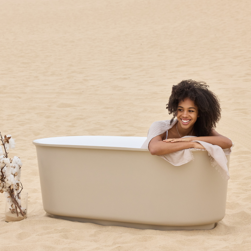 Belbagno Berg Freestanding Bathtub - Soft Sand