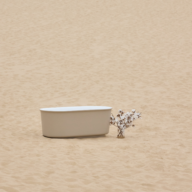 Belbagno Berg Freestanding Bathtub - Soft Sand
