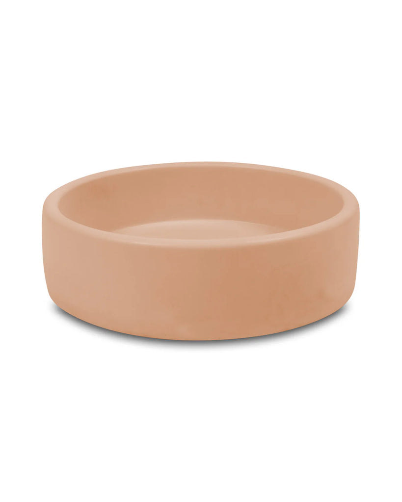 Nood Co Bowl Basin Wall Hung - Pastel Peach