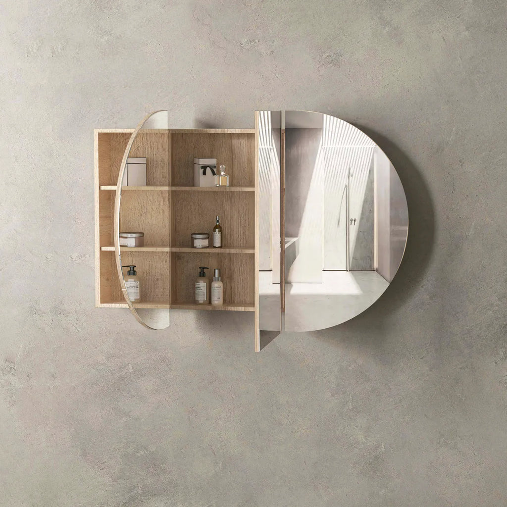 Otti Bondi Shaving Cabinet - Natural Oak