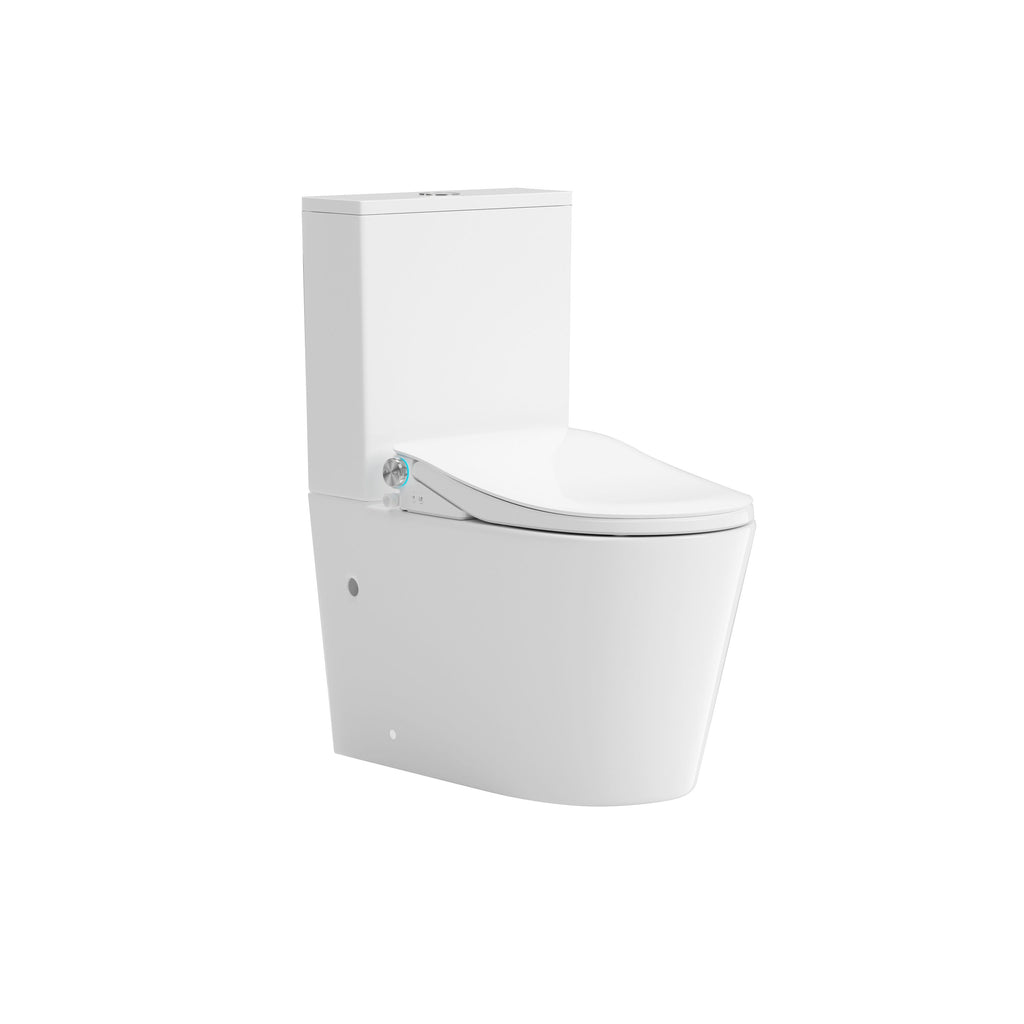 Lafeme Thea Standard Bidet Seat with Luna Smart Toilet - Gloss White