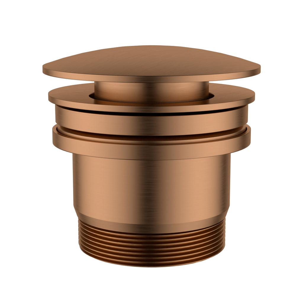Ikon Basin Pop-up Waste - Brushed Copper