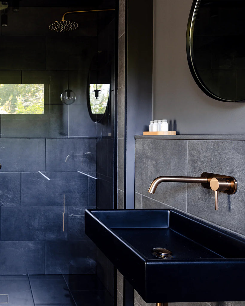 Nood Co Box Basin Wall Hung - Charcoal