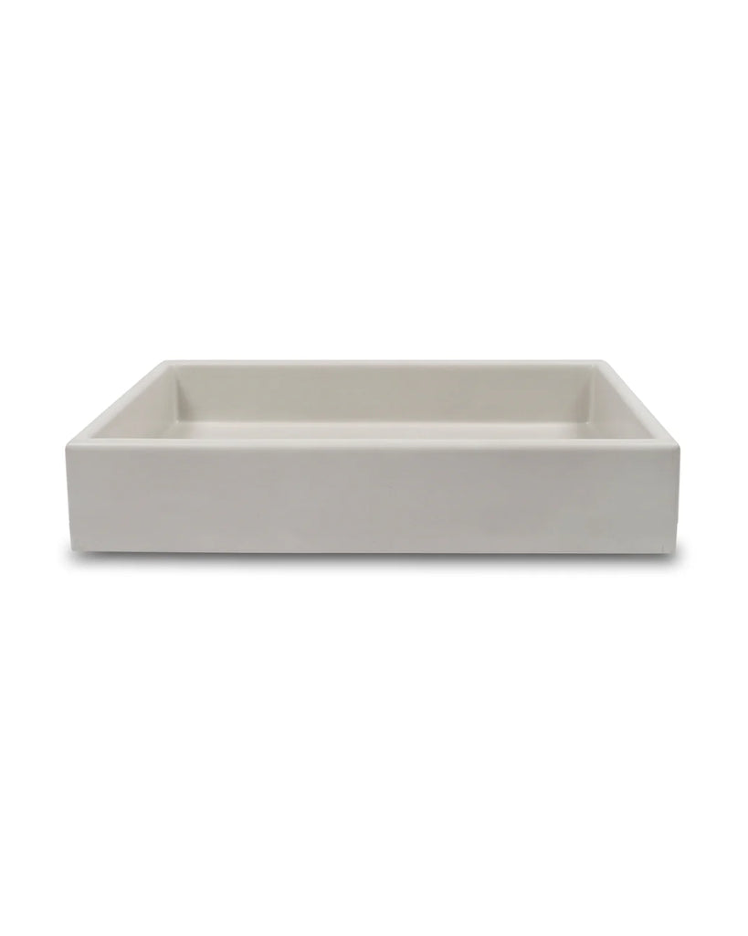 Nood Co Box Basin Wall Hung - Ivory