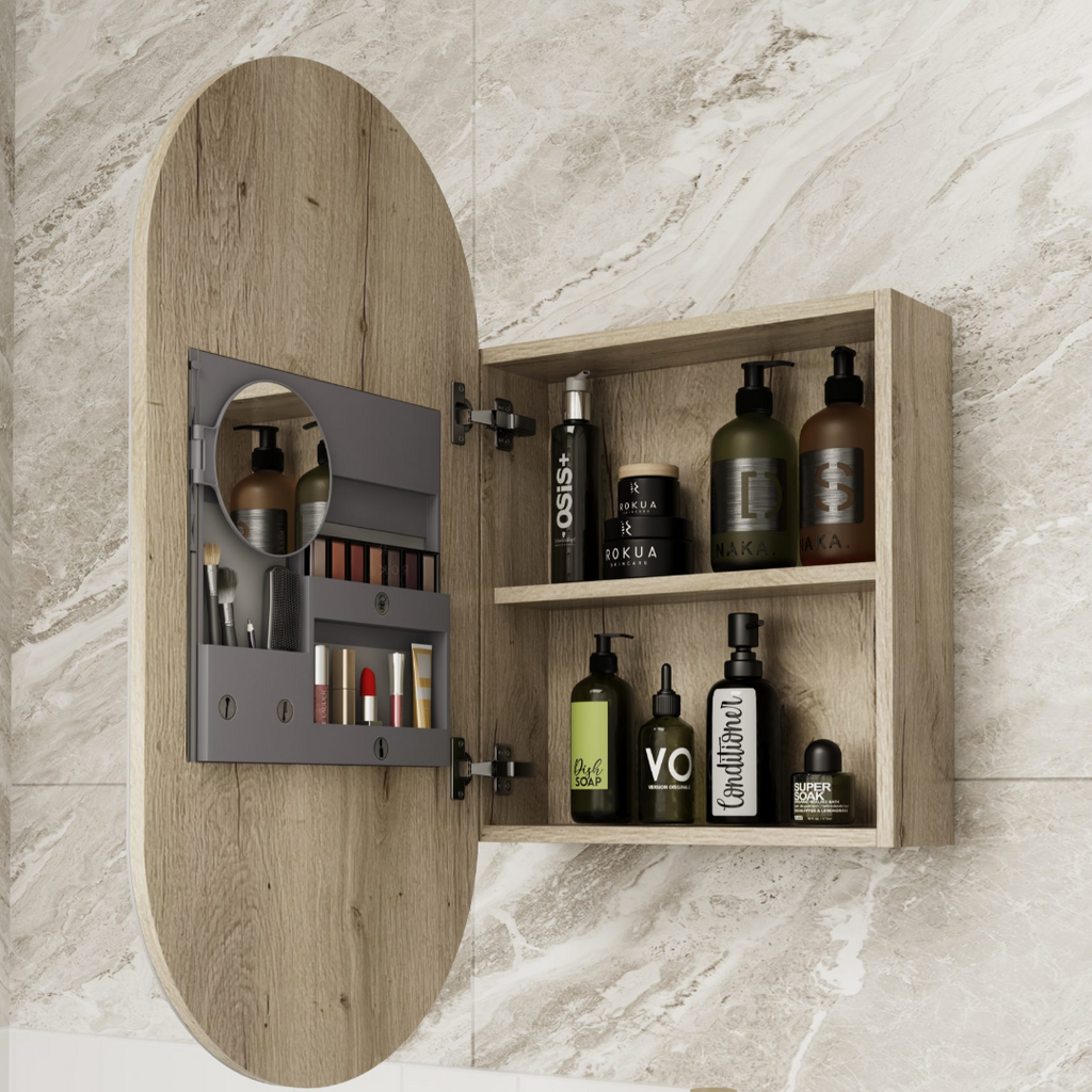 Aulic Beau Monde Oval Shaving Cabinet