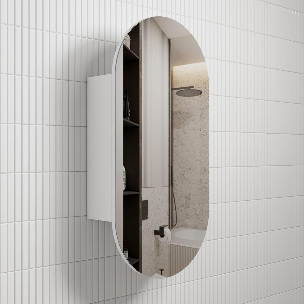 Aulic Beau Monde Oval Shaving Cabinet