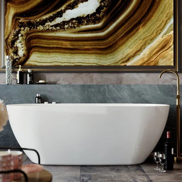 Belbagno Palermo Bathtub - Gloss White