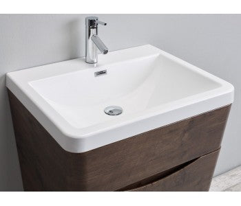 Belbagno Piramid Floor Vanity 800mm - White Oak