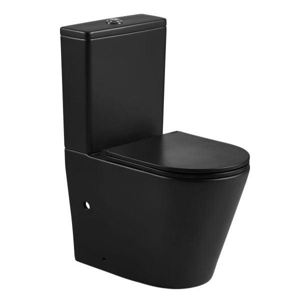 Berlino Back To Wall Toilet Suite Matte Black