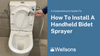 How To Install A Bidet Sprayer