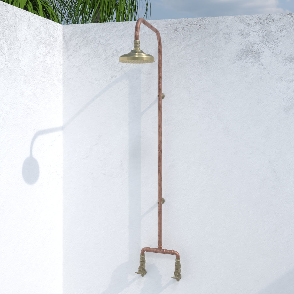 Brass Copper Outdoor Shower Haven