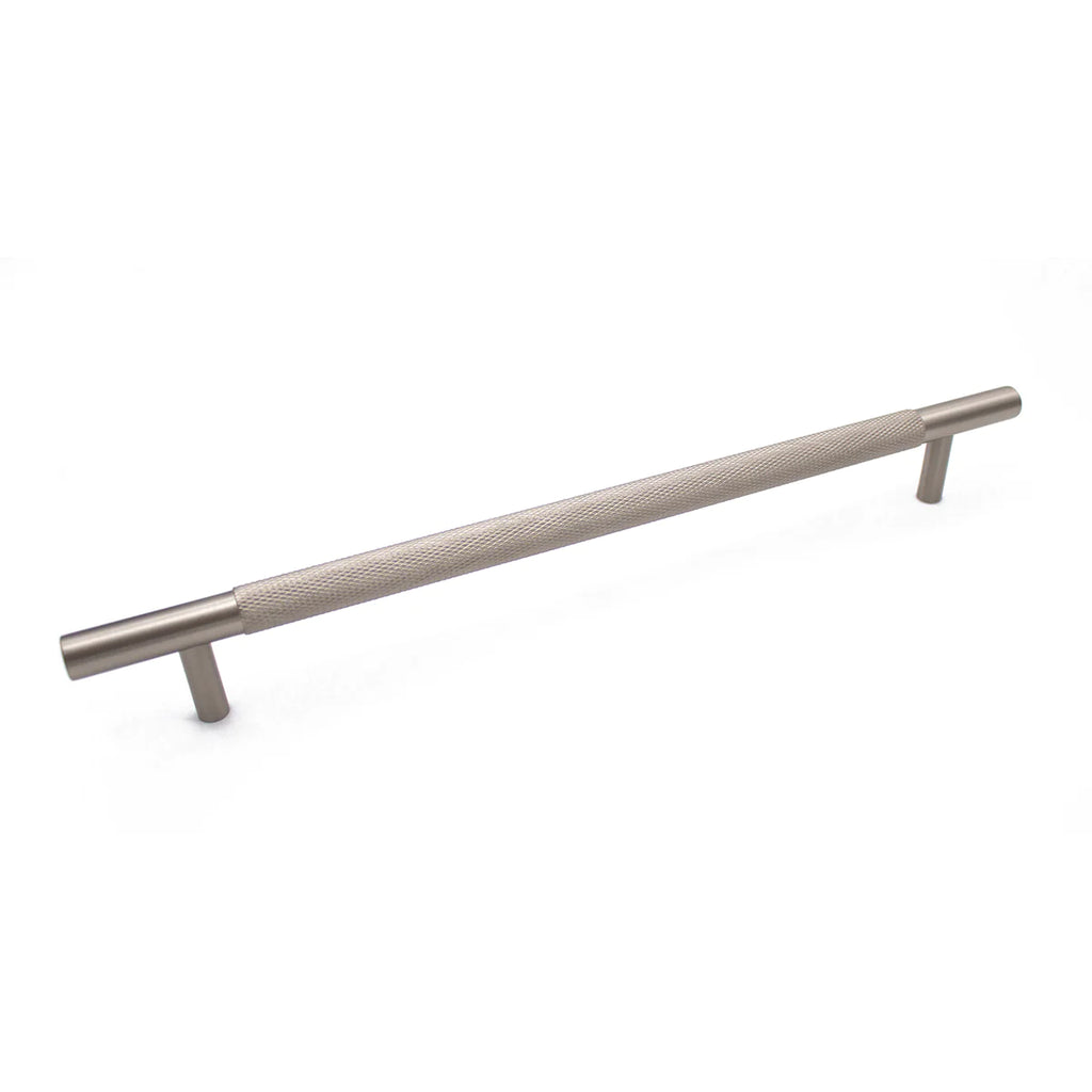 Manovella Brushed Nickel Knurled Drawer Pull - Charmian