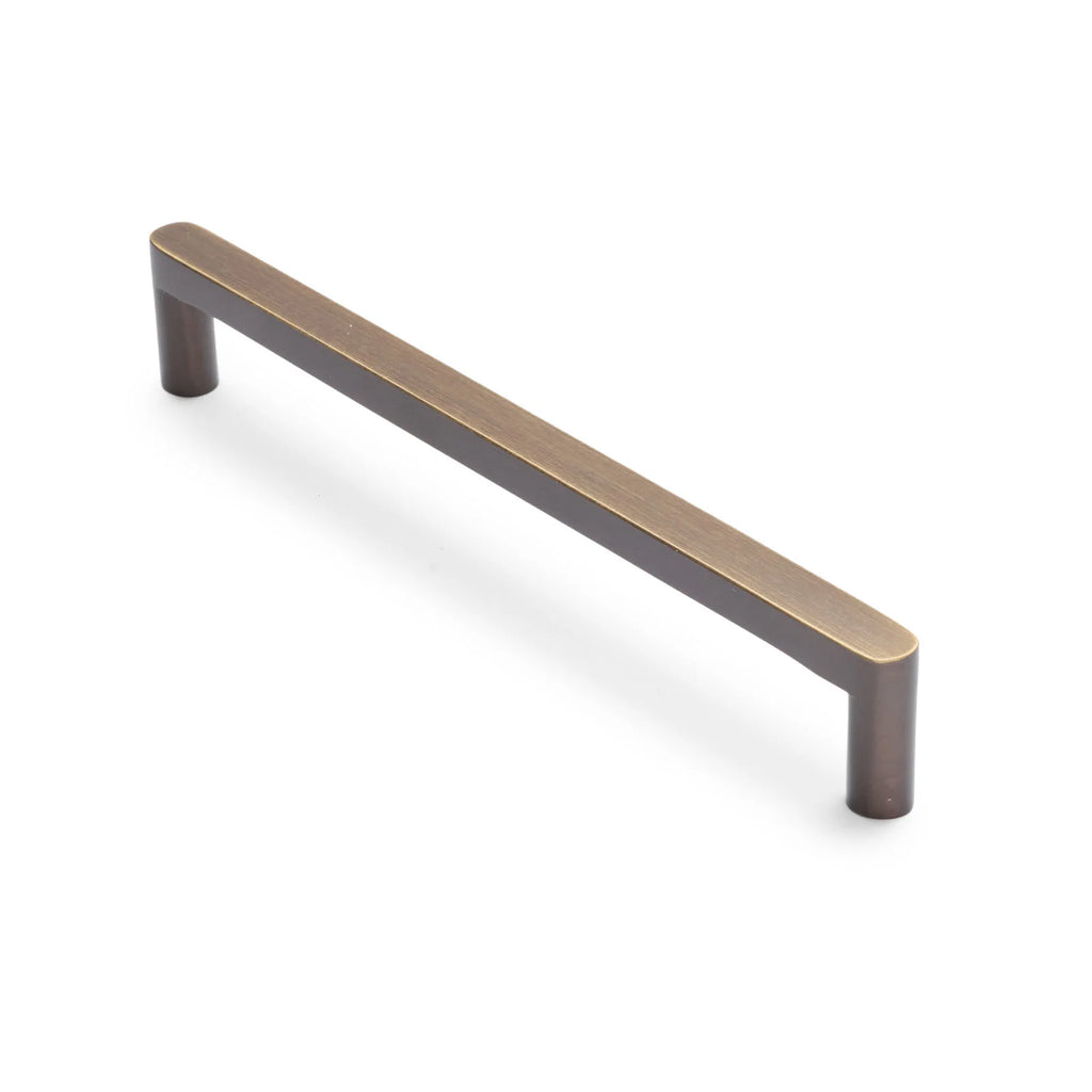 Manovella Straight Profile Cabinet Pull - Clio - Aged Brass