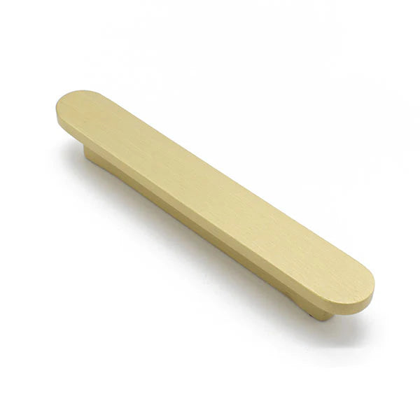 Manovella Brushed Brass Oval Profile Cabinet Pull - Imogen
