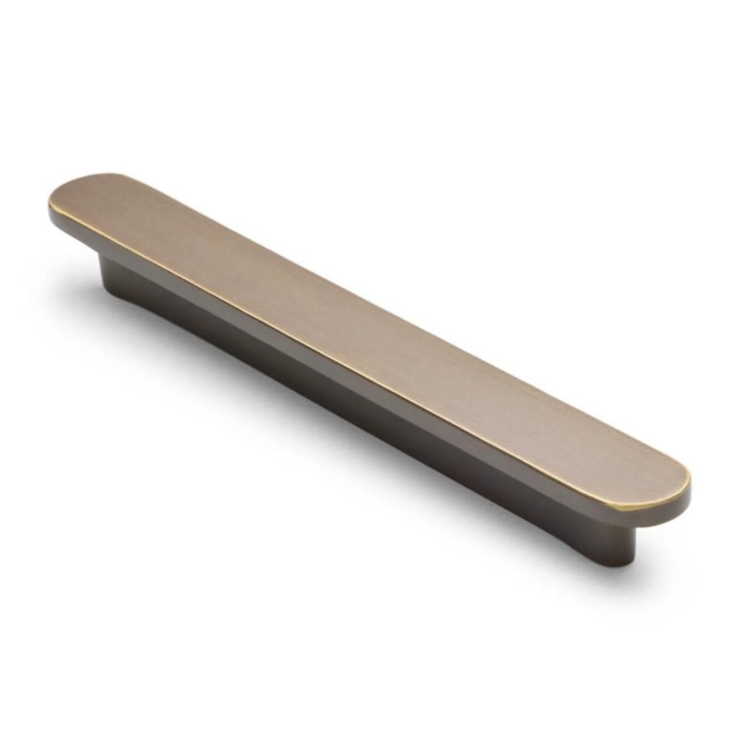 Manovella Oval Profile Cabinet Pull - Imogen - Aged Brass