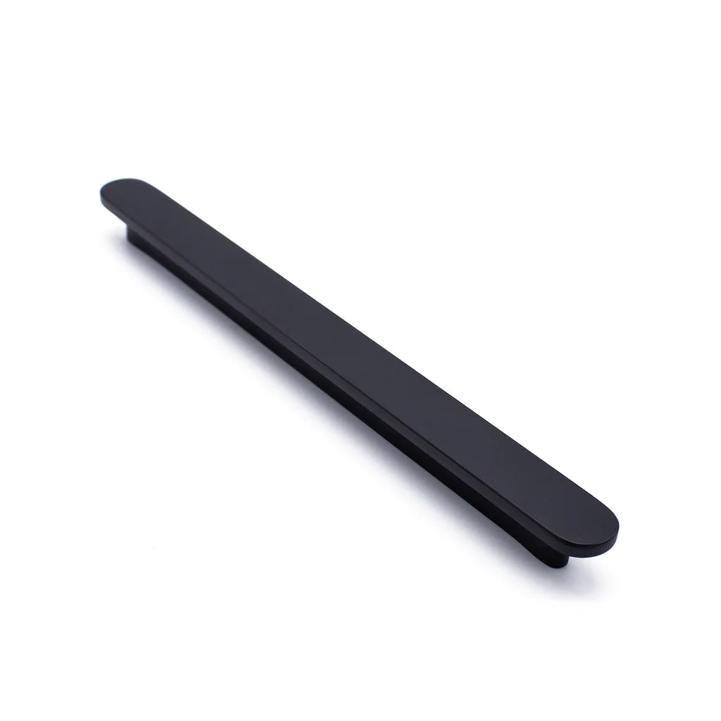 Manovella Matte Black Oval Profile Cabinet Pull - Imogen