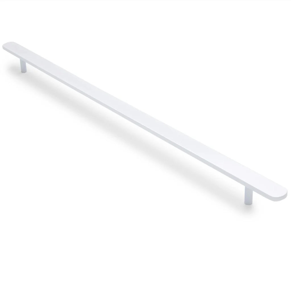 Manovella Oval Profile Cabinet Pull - Imogen - White
