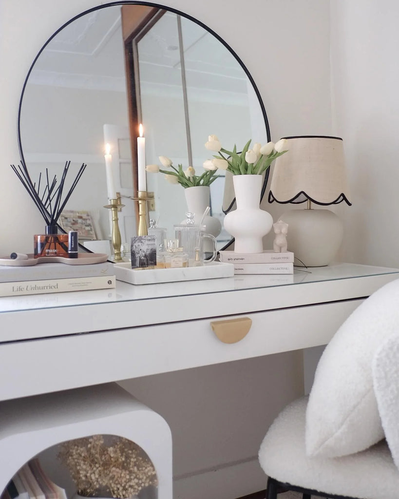 Manovella Half Moon Cabinet Pull - Iris - Brushed Brass