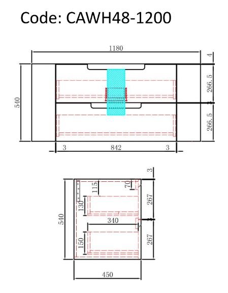 Aulic Briony Wall Hung Vanity