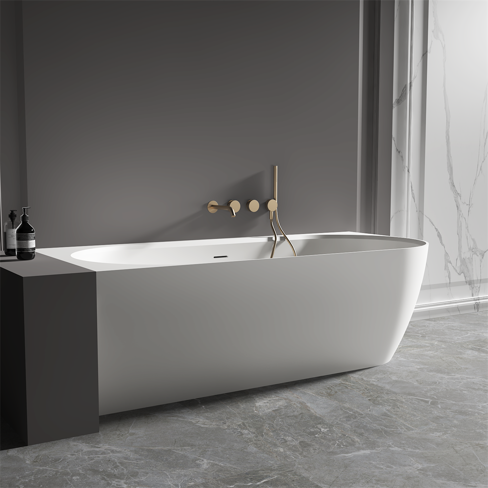 Kaskade Cleo 1520 Corner Back To Wall Left Hand with Overflow - Matte White
