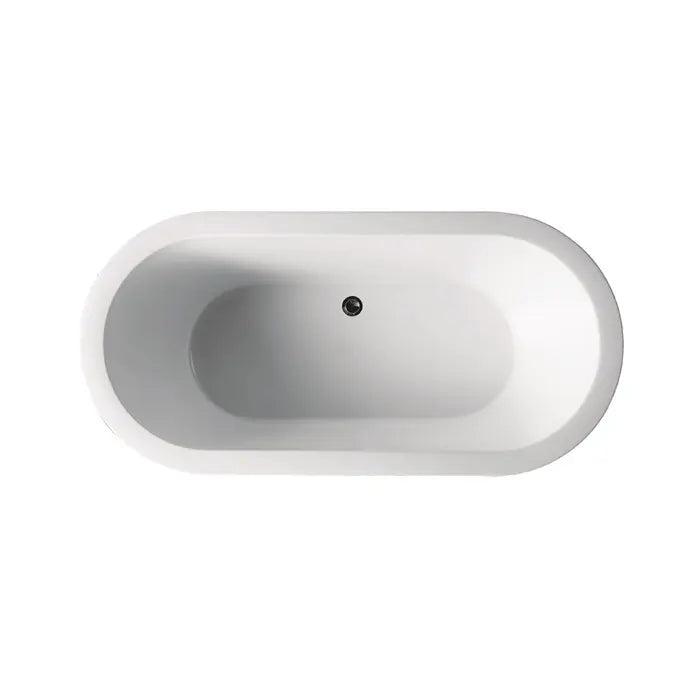 Decina Cool Freestanding Bath 1500/1790mm - Gloss White