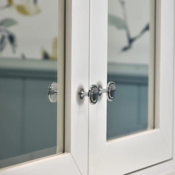 Turner Hastings Coventry 75 x 81 Mirror Shaving Cabinet - Satin White