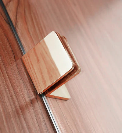 Covey Fixed Panel Over Bathtub Shower Screen - Rose Gold