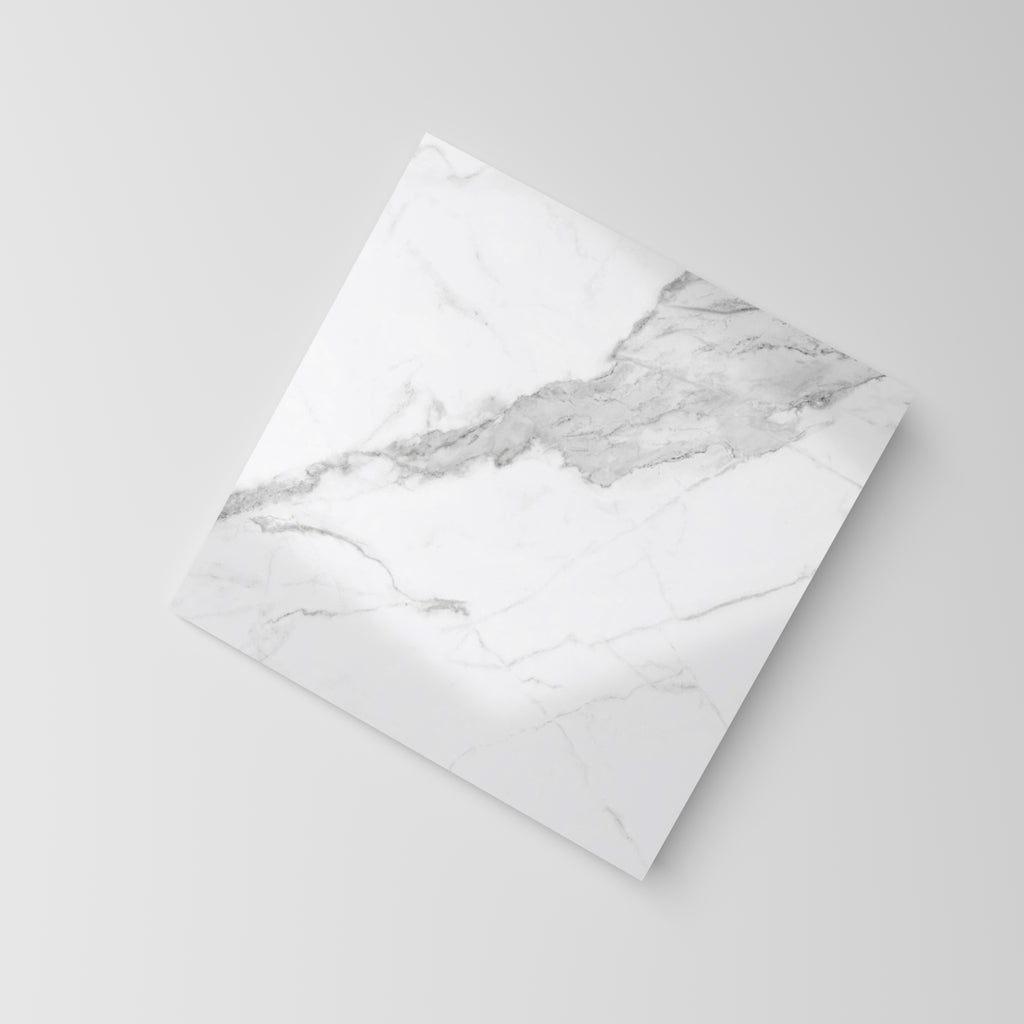 Calacatta Marble Look Tile Polished 600x600
