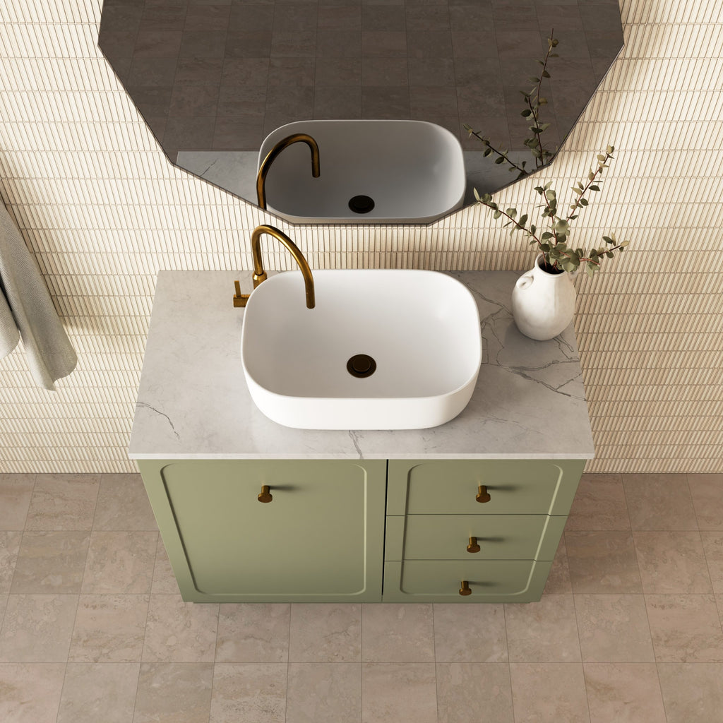 Marquis Camden Floor Standing Vanity Caesarstone Dekton Vasari