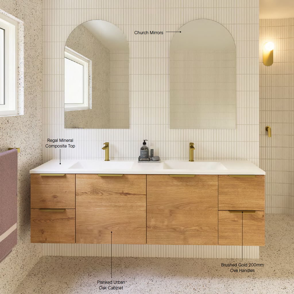 Timberline Carlo Vanity with Regal Acrylic Top