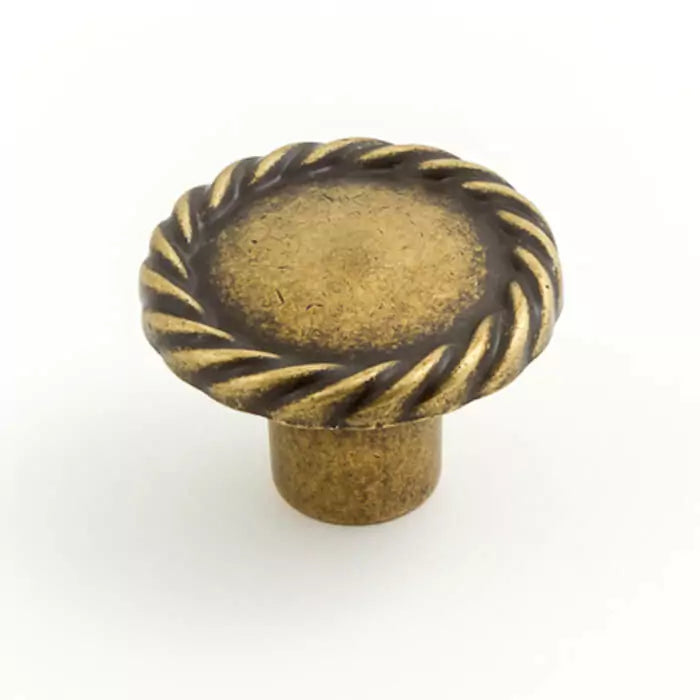 Castella Heritage Regent Knob – Antique Brass
