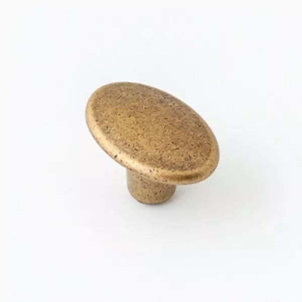 Castella Nostalgia Century Oval Knob - Antique Brass