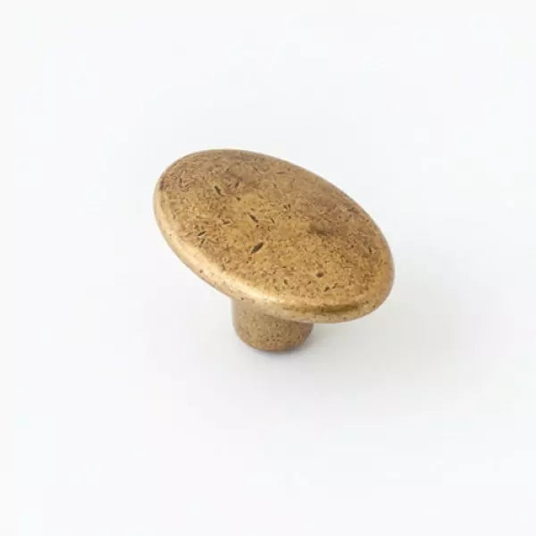 Castella Nostalgia Century Oval Knob - Antique Brass