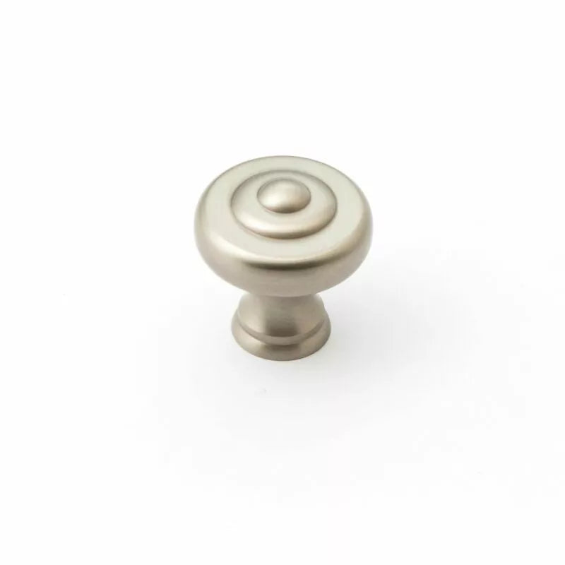 Castella Nostalgia Decade Fluted Knob – Dull Brushed Nickel