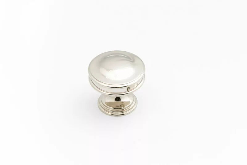 Castella Nostalgia Decade Dome Knob – Polished Nickel