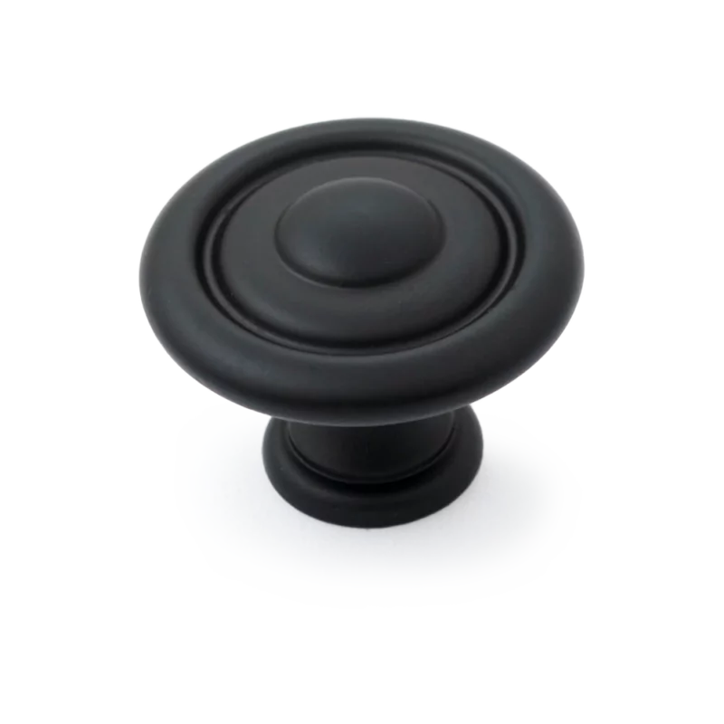 Castella Heritage Shaker Fluted Knob – Matte Black