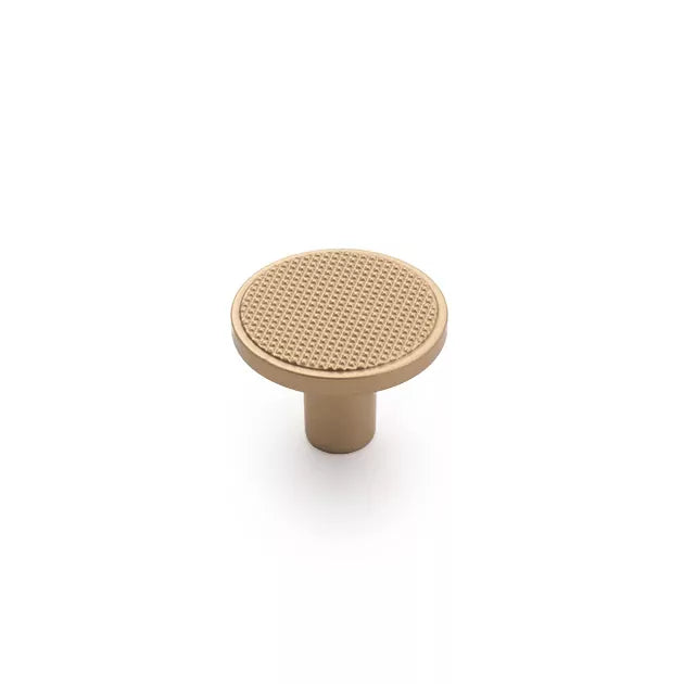 Castella Statement Monaco Round Knob – Matte Gold