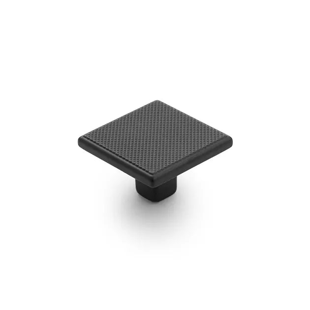 Castella Statement Monaco Square Knob – Matte Black