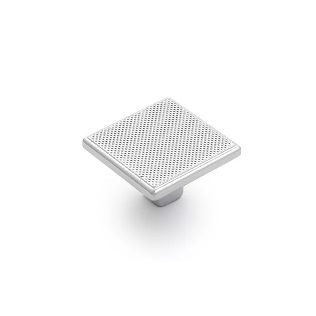 Castella Statement Monaco Square Knob – Polished Chrome