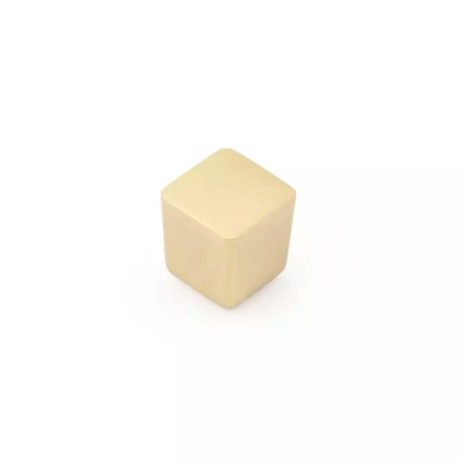 Castella Statement Urbane Square Knob – Brushed Gold