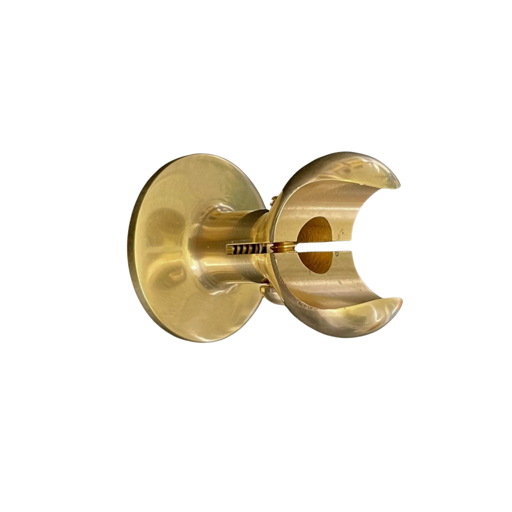 Haven Brass Pillar Clips for Outdoor Shower Copper Pipe