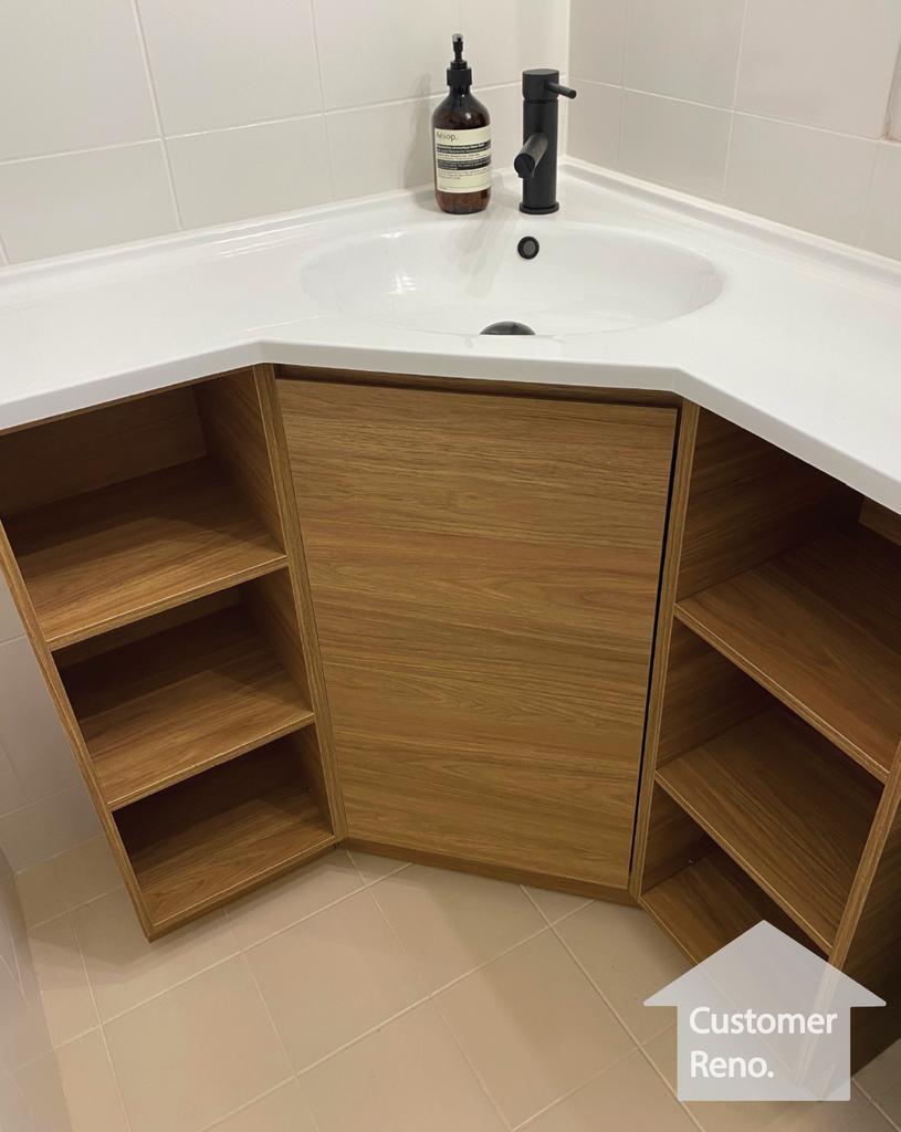 ADP Glacier Corner Vanity - Lite